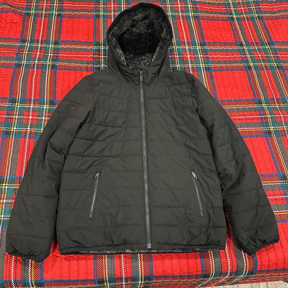 Abercrombie Kids Black Puffer Jacket